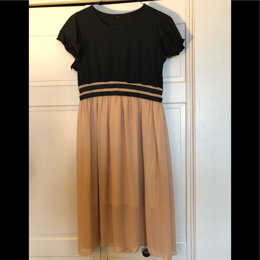 Amazon Prime dress. Size medium. Black and brown.